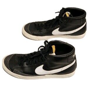 Nike Blazer Mid 77 Vintage Shoes Men's Size 10.5 Black White BQ6806-002 Sneakers